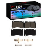 DFC 10-16 Hyundai Genesis Coupe Front 4000 HybriDynamic Brake Pads and Hardware Kit